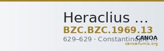 Heraclius — Solidus (Constantinople, 629) — CANOA