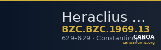 Heraclius — Solidus (Constantinople, 629) — CANOA