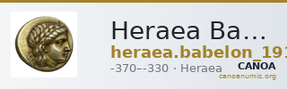 Heraea Babelon 1914 1014 — CANOA