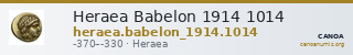Heraea Babelon 1914 1014 — CANOA