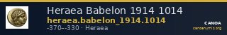 Heraea Babelon 1914 1014 — CANOA