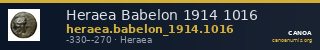 Heraea Babelon 1914 1016 — CANOA