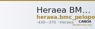Heraea BMC Heraea Heraea 11 — CANOA