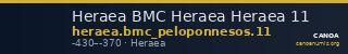 Heraea BMC Heraea Heraea 11 — CANOA