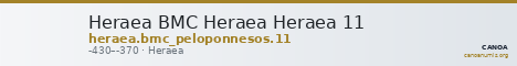 Heraea BMC Heraea Heraea 11 — CANOA