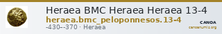 Heraea BMC Heraea Heraea 13-4 — CANOA