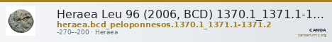 Heraea Leu 96 (2006, BCD) 1370.1_1371.1-1371.2 — CANOA