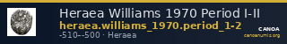 Heraea Williams 1970 Period I-II — CANOA
