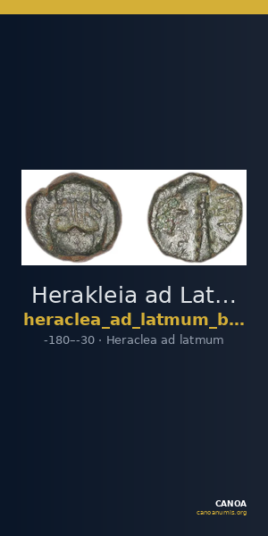 Herakleia ad Latmum BMC Heraclea ad Latmum 10 — CANOA