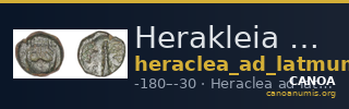 Herakleia ad Latmum BMC Heraclea ad Latmum 10 — CANOA