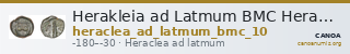 Herakleia ad Latmum BMC Heraclea ad Latmum 10 — CANOA