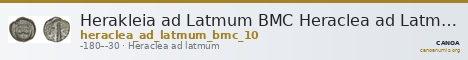 Herakleia ad Latmum BMC Heraclea ad Latmum 10 — CANOA