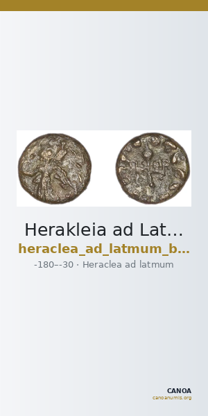 Herakleia ad Latmum BMC Heraclea ad Latmum 12 — CANOA
