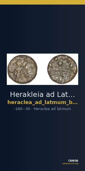 Herakleia ad Latmum BMC Heraclea ad Latmum 12 — CANOA