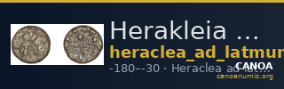 Herakleia ad Latmum BMC Heraclea ad Latmum 12 — CANOA