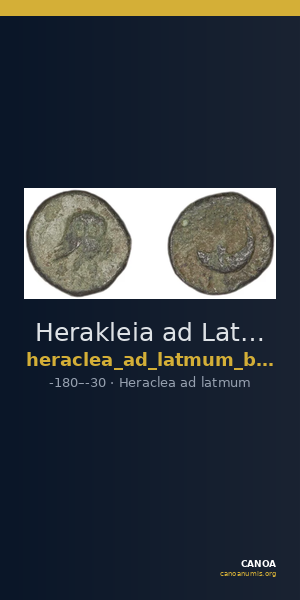Herakleia ad Latmum BMC Heraclea ad Latmum 13-4 — CANOA