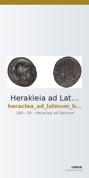 Herakleia ad Latmum BMC Heraclea ad Latmum 4-7 — CANOA