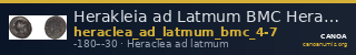 Herakleia ad Latmum BMC Heraclea ad Latmum 4-7 — CANOA