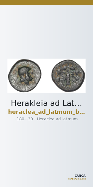 Herakleia ad Latmum BMC Heraclea ad Latmum 8-9 — CANOA