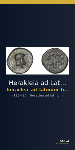Herakleia ad Latmum BMC Heraclea ad Latmum 8-9 — CANOA