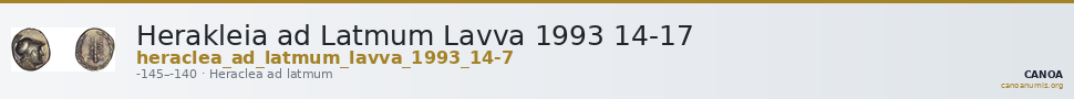Herakleia ad Latmum Lavva 1993 14-17 — CANOA