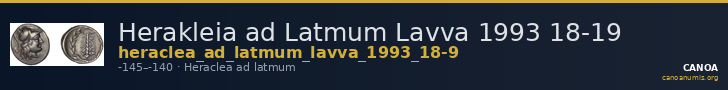 Herakleia ad Latmum Lavva 1993 18-19 — CANOA