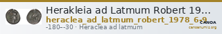 Herakleia ad Latmum Robert 1978 6-9 — CANOA