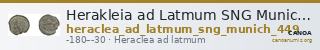 Herakleia ad Latmum SNG Munich 449 — CANOA