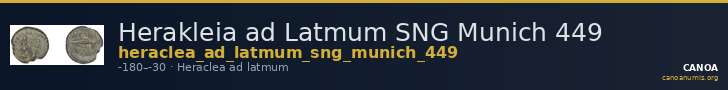 Herakleia ad Latmum SNG Munich 449 — CANOA