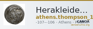 Herakleides Athens Thompson 1961 745bis, 747bis-758 — CANOA