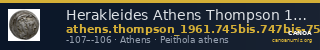 Herakleides Athens Thompson 1961 745bis, 747bis-758 — CANOA