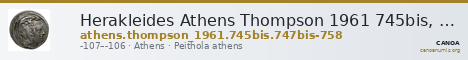 Herakleides Athens Thompson 1961 745bis, 747bis-758 — CANOA