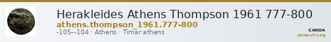 Herakleides Athens Thompson 1961 777-800 — CANOA