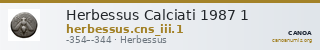 Herbessus Calciati 1987 1 — CANOA