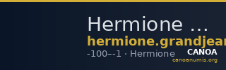 Hermione Grandjean 1990 Emission 16 — CANOA