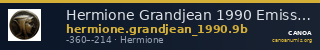 Hermione Grandjean 1990 Emission 9b — CANOA