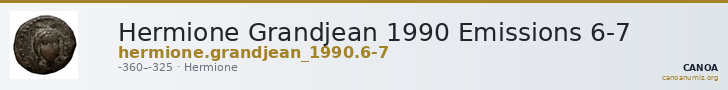 Hermione Grandjean 1990 Emissions 6-7 — CANOA