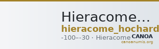 Hieracome Hochard 2020 1.4 — CANOA