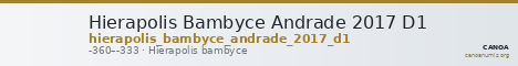 Hierapolis Bambyce Andrade 2017 D1 — CANOA