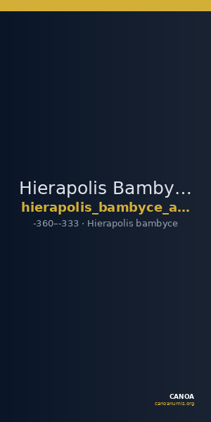 Hierapolis Bambyce Andrade 2017 D2 — CANOA