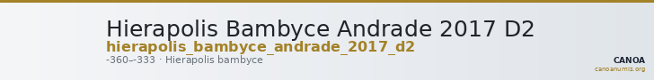 Hierapolis Bambyce Andrade 2017 D2 — CANOA