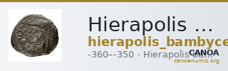 Hierapolis Bambyce Andrade 2017 Series 2-3 — CANOA