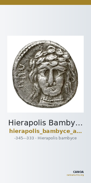 Hierapolis Bambyce Andrade 2017 Series 8 — CANOA