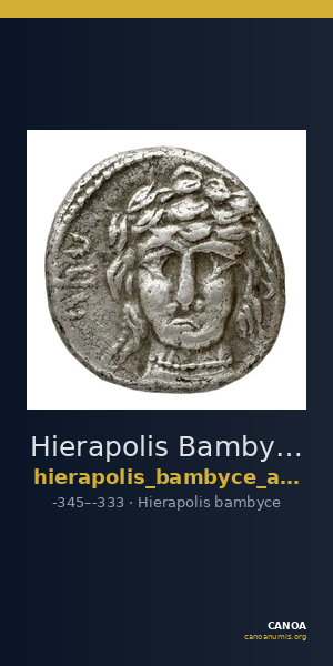 Hierapolis Bambyce Andrade 2017 Series 8 — CANOA
