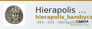 Hierapolis Bambyce Andrade 2017 Series 8 — CANOA