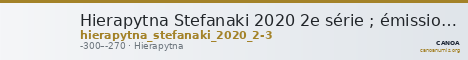 Hierapytna Stefanaki 2020 2e série ; émissions 2-3 (catalogue n° 3-6) — CANOA