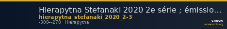 Hierapytna Stefanaki 2020 2e série ; émissions 2-3 (catalogue n° 3-6) — CANOA