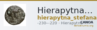 Hierapytna Stefanaki 2020 3e série ; groupes III-V ; émissions 9-11, 13, 15 (catalogue n° 22-51, 53-78, 83-128) — CANOA