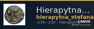 Hierapytna Stefanaki 2020 3e série ; groupes III-V ; émissions 9-11, 13, 15 (catalogue n° 22-51, 53-78, 83-128) — CANOA