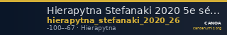 Hierapytna Stefanaki 2020 5e série ; groupe II ; émission 26 (catalogue n° 177-181) — CANOA